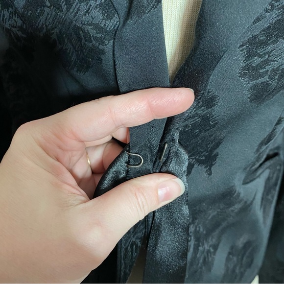 Apostrophe black brocade bow waist blazer 8 - Picture 11 of 11